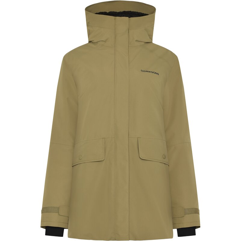 Coat tuva wns parka Didriksons, зеленый
Coat tuva wns parka Didriksons, зеленый