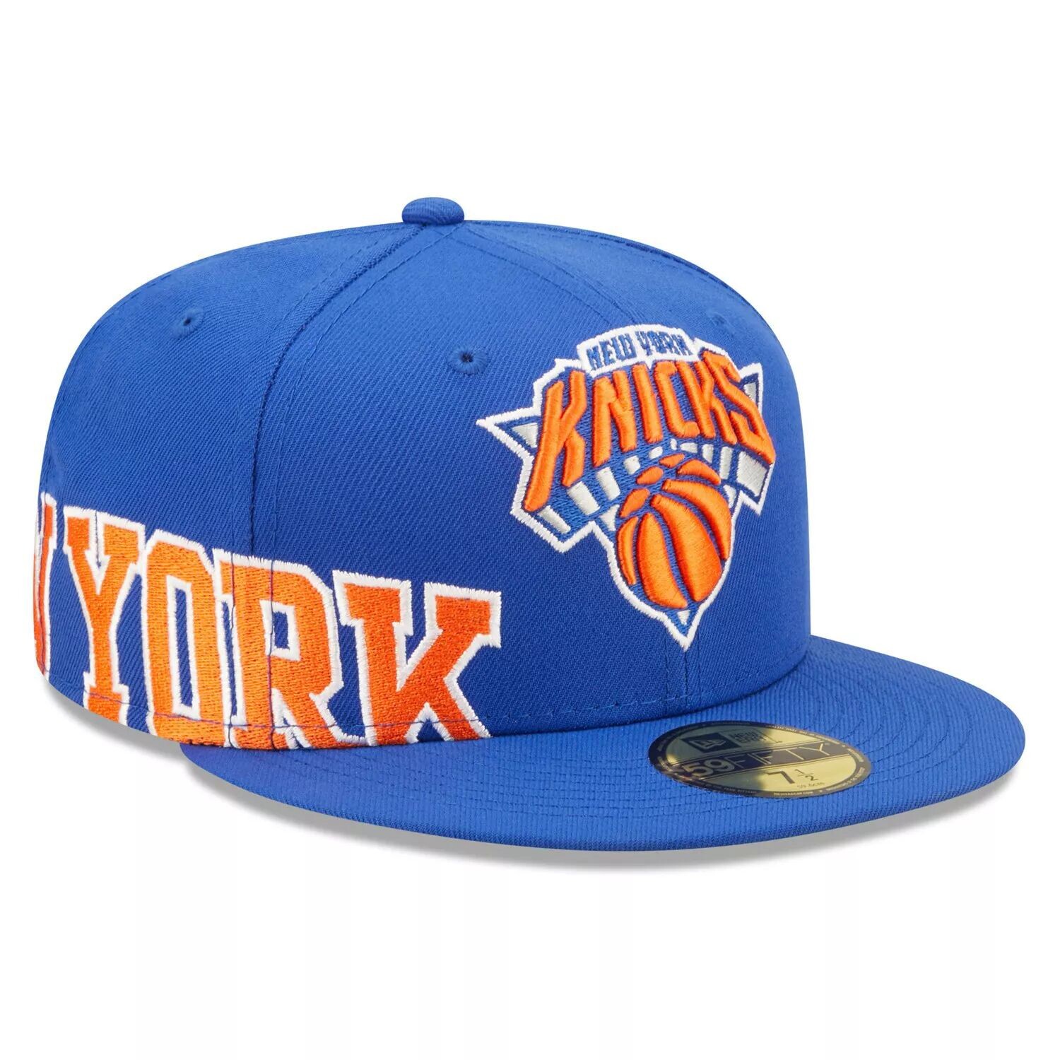 Мужская приталенная кепка New Era Blue New York Knicks с боковым разрезом 59FIFTY
Мужская приталенная кепка New Era Blue New York Knicks с боковым разрезом 59FIFTY