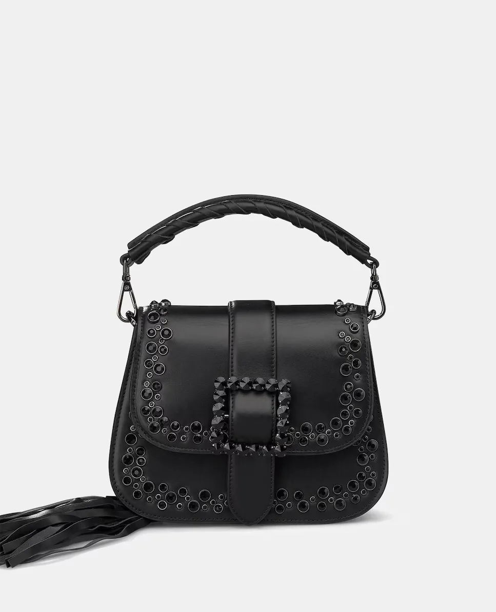 Женская кожаная сумка через плечо со стразами Alma en Pena, чёрный, Черный, Женская кожаная сумка через плечо со стразами Alma en Pena, чёрный
Женская кожаная сумка через плечо со стразами Alma en Pena, чёрный, Черный, Женская кожаная сумка через плечо со стразами Alma en Pena, чёрный