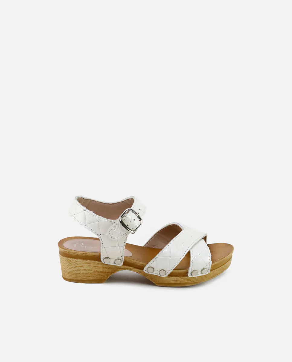 Сабо из бежевой кожи для девочек Eli 1957, бежевый
Сабо из бежевой кожи для девочек Eli 1957, бежевый