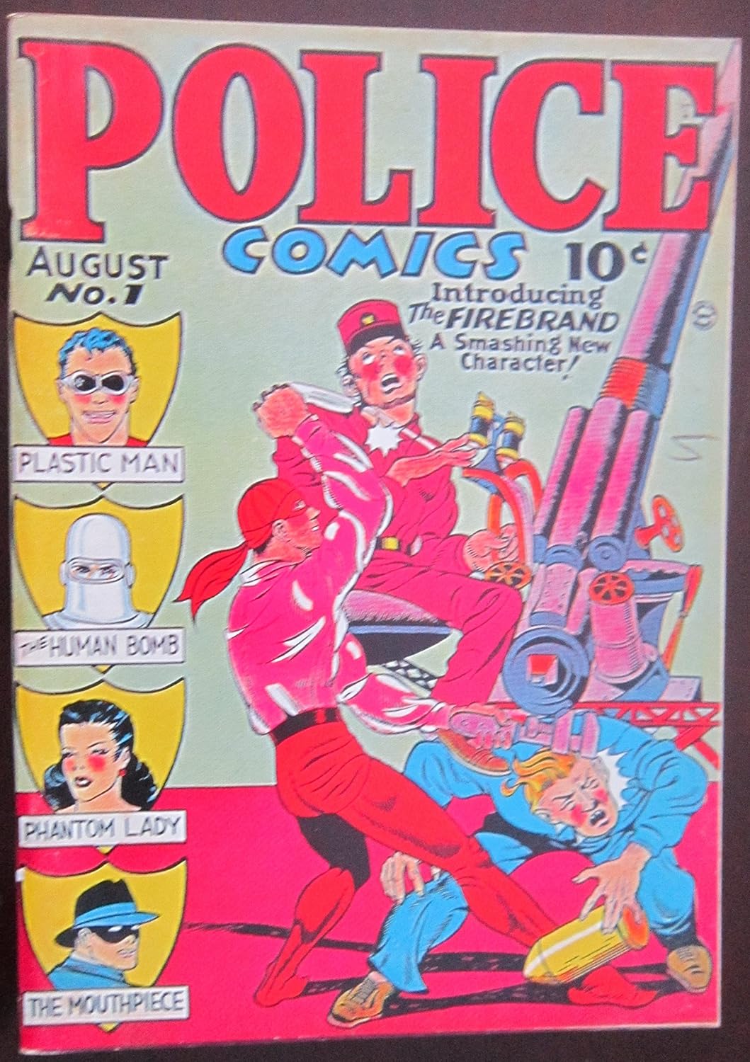 Police Comics #1: Golden Age Adventure Comics (CreateSpace Independent Publishing Platform)
Police Comics #1: Golden Age Adventure Comics (CreateSpace Independent Publishing Platform)