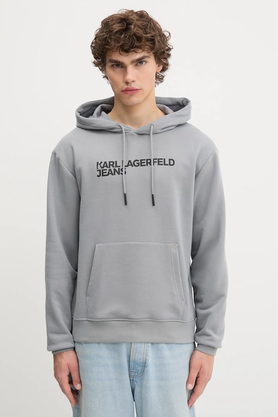 Толстовка Karl Lagerfeld Jeans, серый 
Толстовка Karl Lagerfeld Jeans, серый