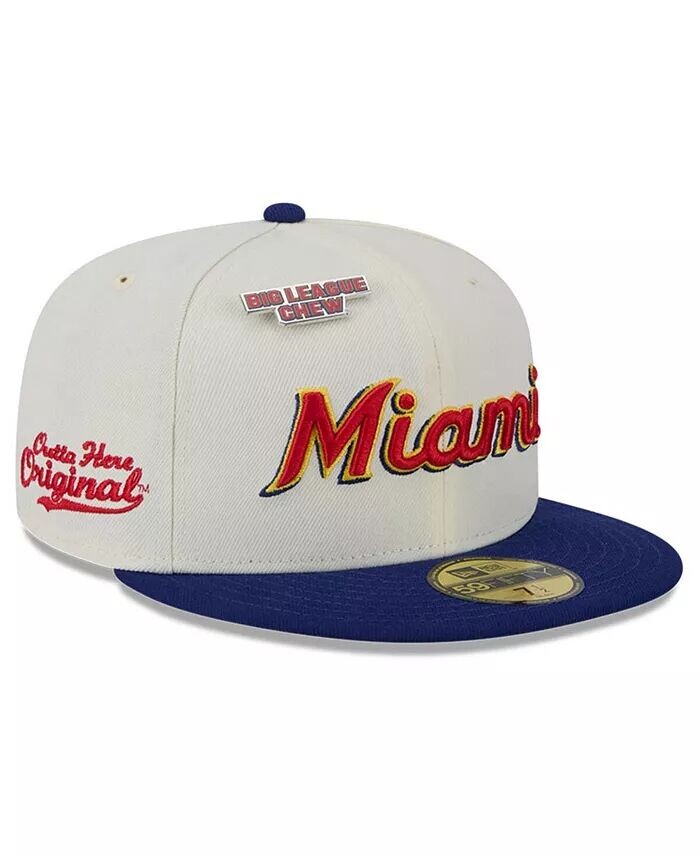 Мужская белая облегающая шляпа Miami Marlins Big League Chew Original 59FIFTY New Era, белый
Мужская белая облегающая шляпа Miami Marlins Big League Chew Original 59FIFTY New Era, белый