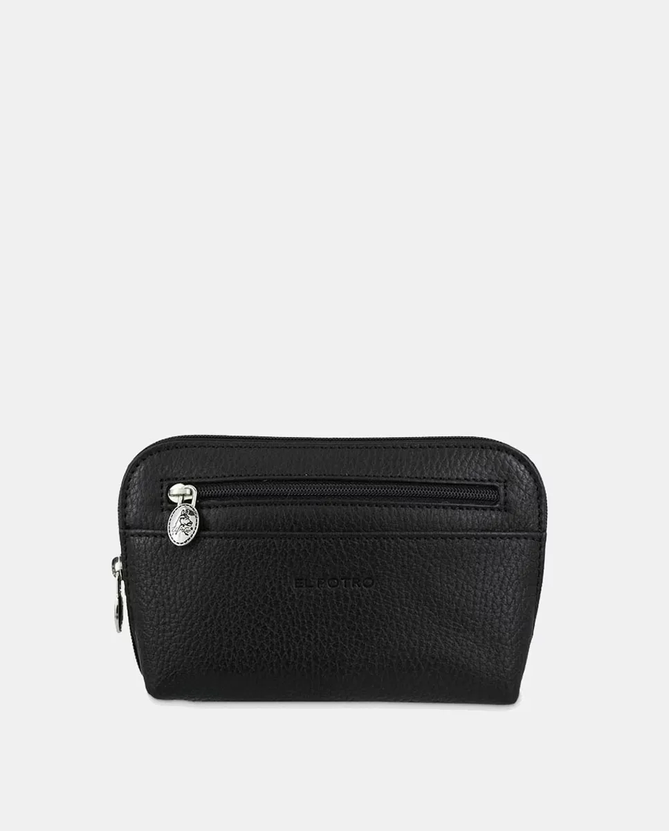 Кошелек для рук из черной воловьей кожи El Potro, чёрный
Кошелек для рук из черной воловьей кожи El Potro, чёрный