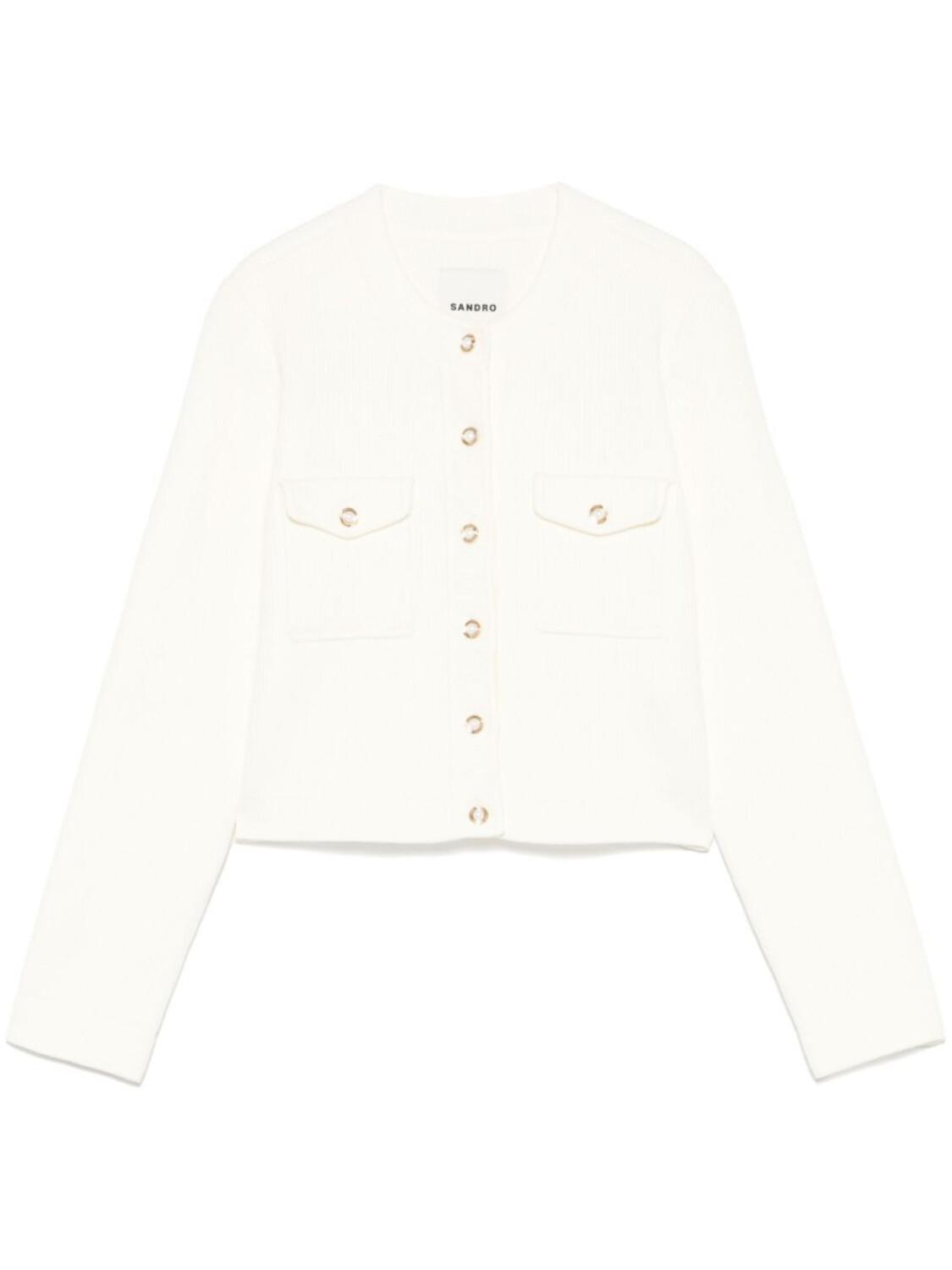 SANDRO кардиган в рубчик, белый
SANDRO кардиган в рубчик, белый