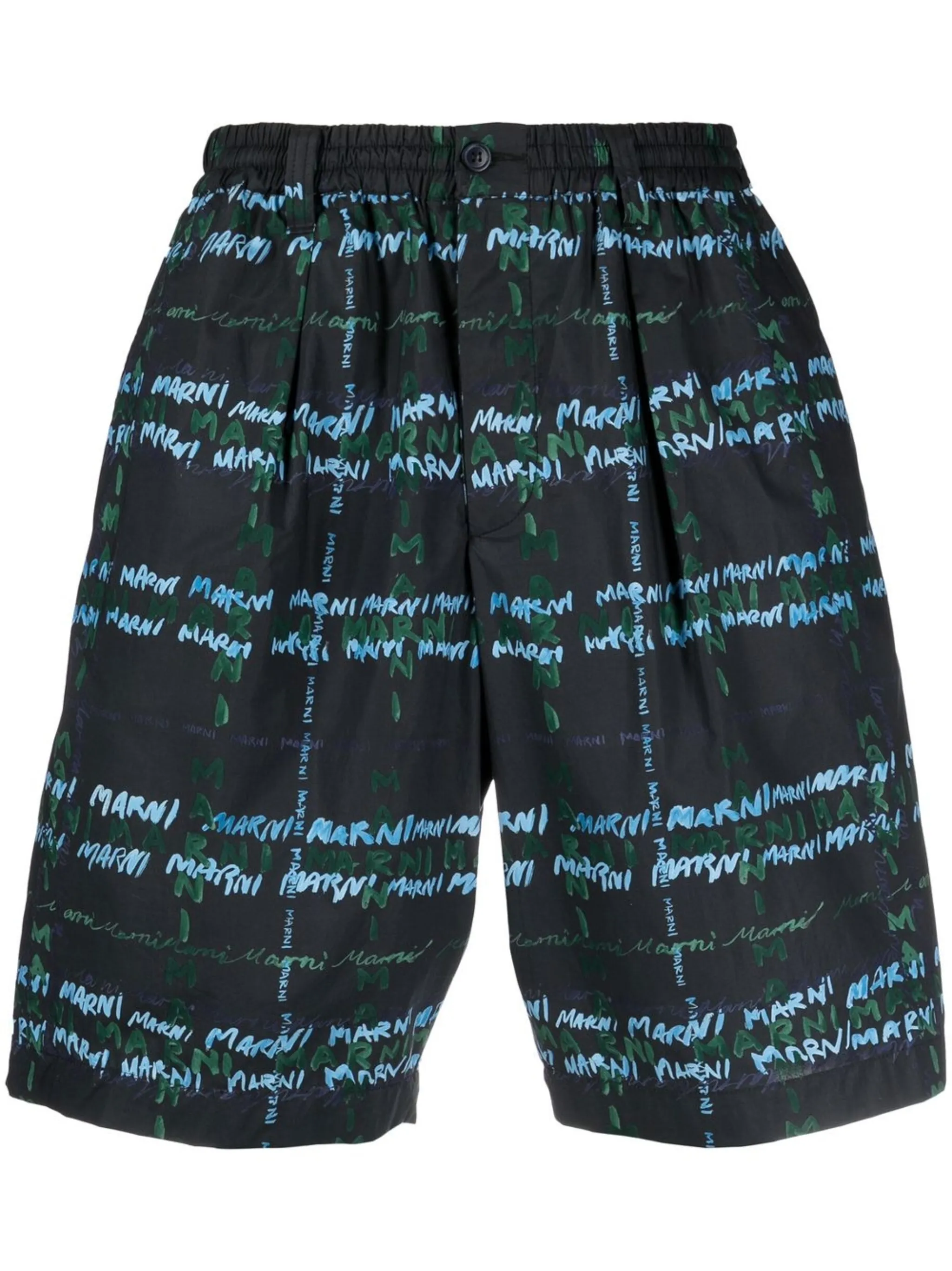 Широкие шорты с логотипом Marni, черный
Широкие шорты с логотипом Marni, черный