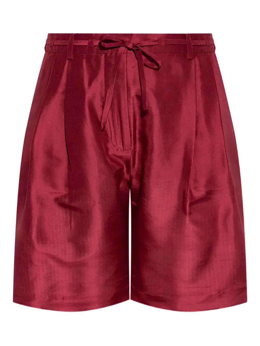 Атласные плиссированные шорты MUNTHE, красный
Атласные плиссированные шорты MUNTHE, красный