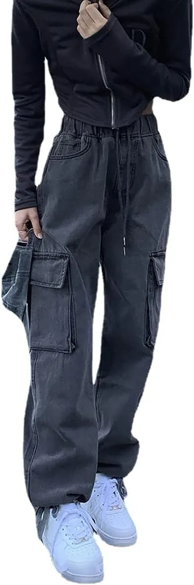 Женские джинсы oversize в стиле ретро street NCDUANSAN
Женские джинсы oversize в стиле ретро street NCDUANSAN