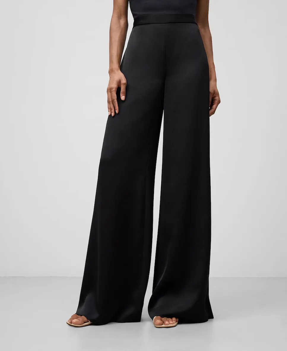 Женские брюки палаццо с широкими штанинами и потайной молнией Adolfo Dominguez, черный
Женские брюки палаццо с широкими штанинами и потайной молнией Adolfo Dominguez, черный