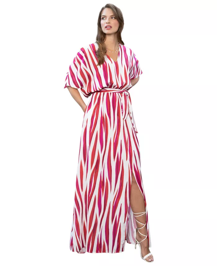 Женское платье макси свободного кроя с разрезом спереди Hotsquash London, мультиколор
Женское платье макси свободного кроя с разрезом спереди Hotsquash London, мультиколор