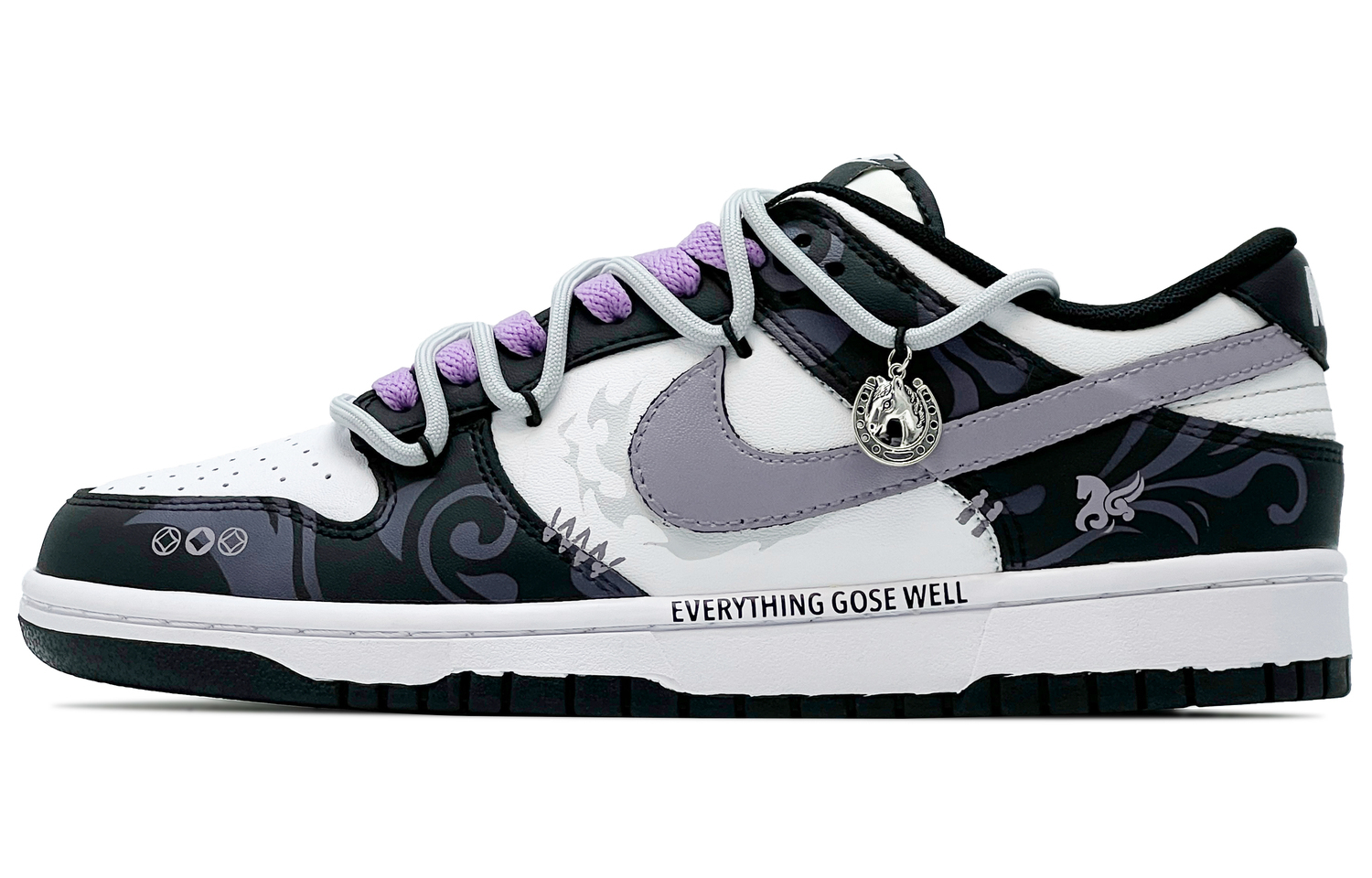 Nike Dunk Abrasion Resistant Low top Skateboard Shoes Unisex черные белые фиолетовые
Nike Dunk Abrasion Resistant Low top Skateboard Shoes Unisex черные белые фиолетовые