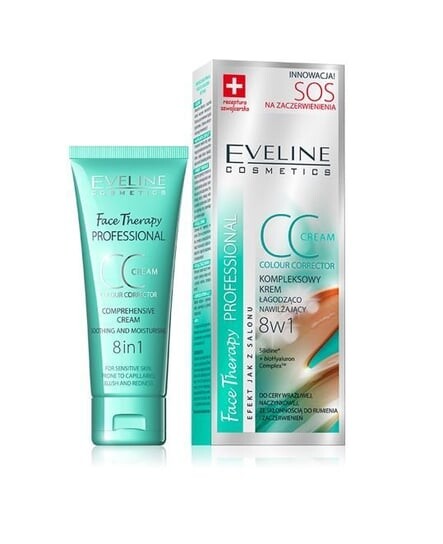 СС-крем от покраснений 8в1, 30 мл Eveline Cosmetics, Face Therapy
СС-крем от покраснений 8в1, 30 мл Eveline Cosmetics, Face Therapy
