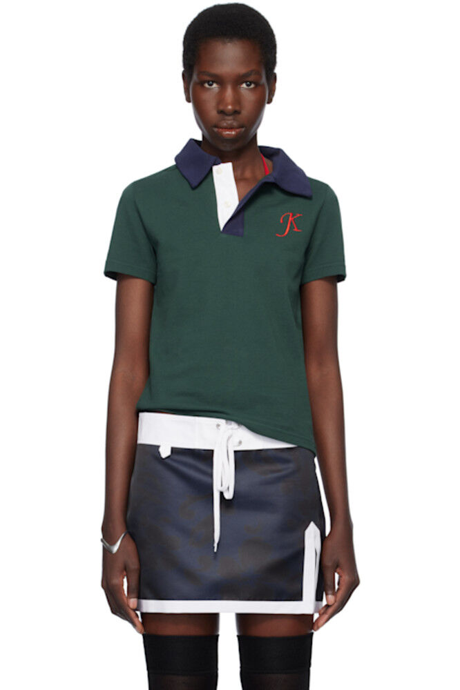 Зеленое поло с монограммой Julie Kegels
Зеленое поло с монограммой Julie Kegels