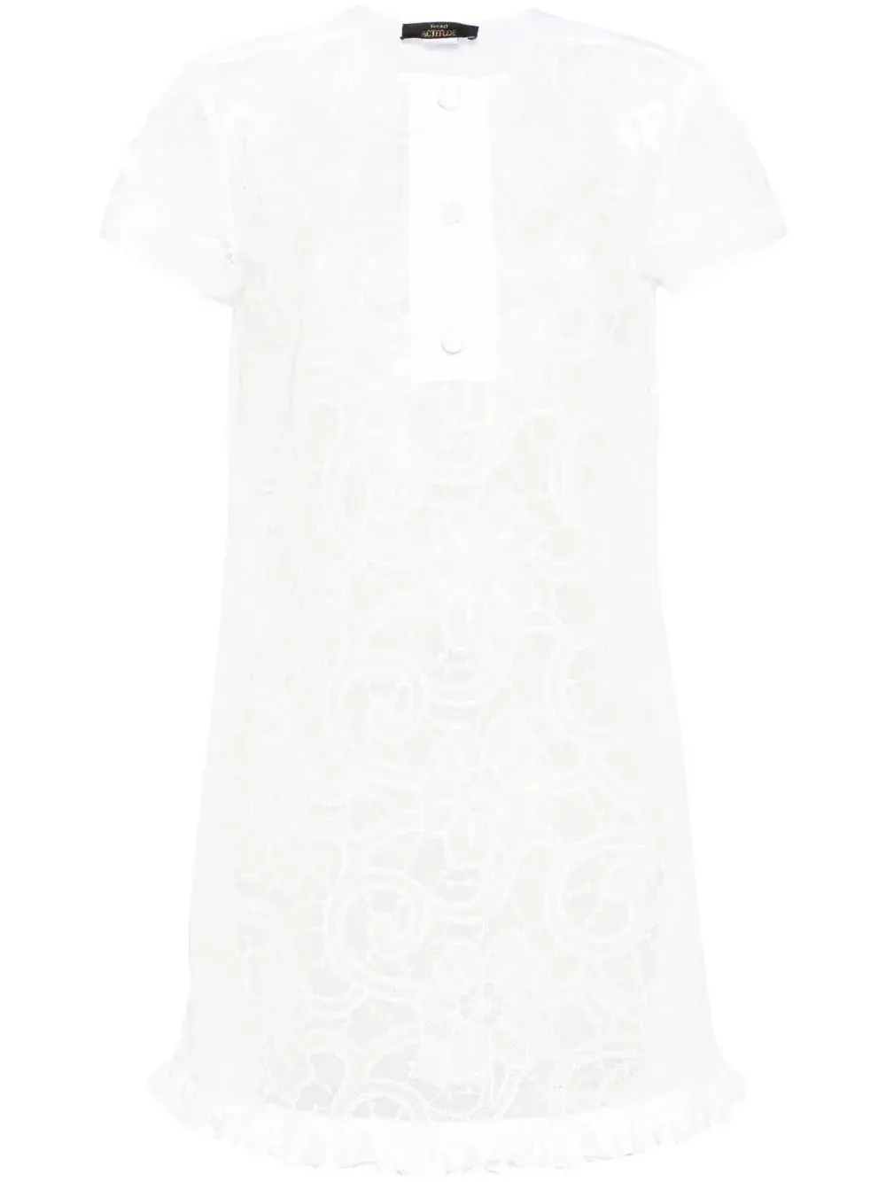 Платье мини с цветочной вышивкой TWINSET, белый
Платье мини с цветочной вышивкой TWINSET, белый
