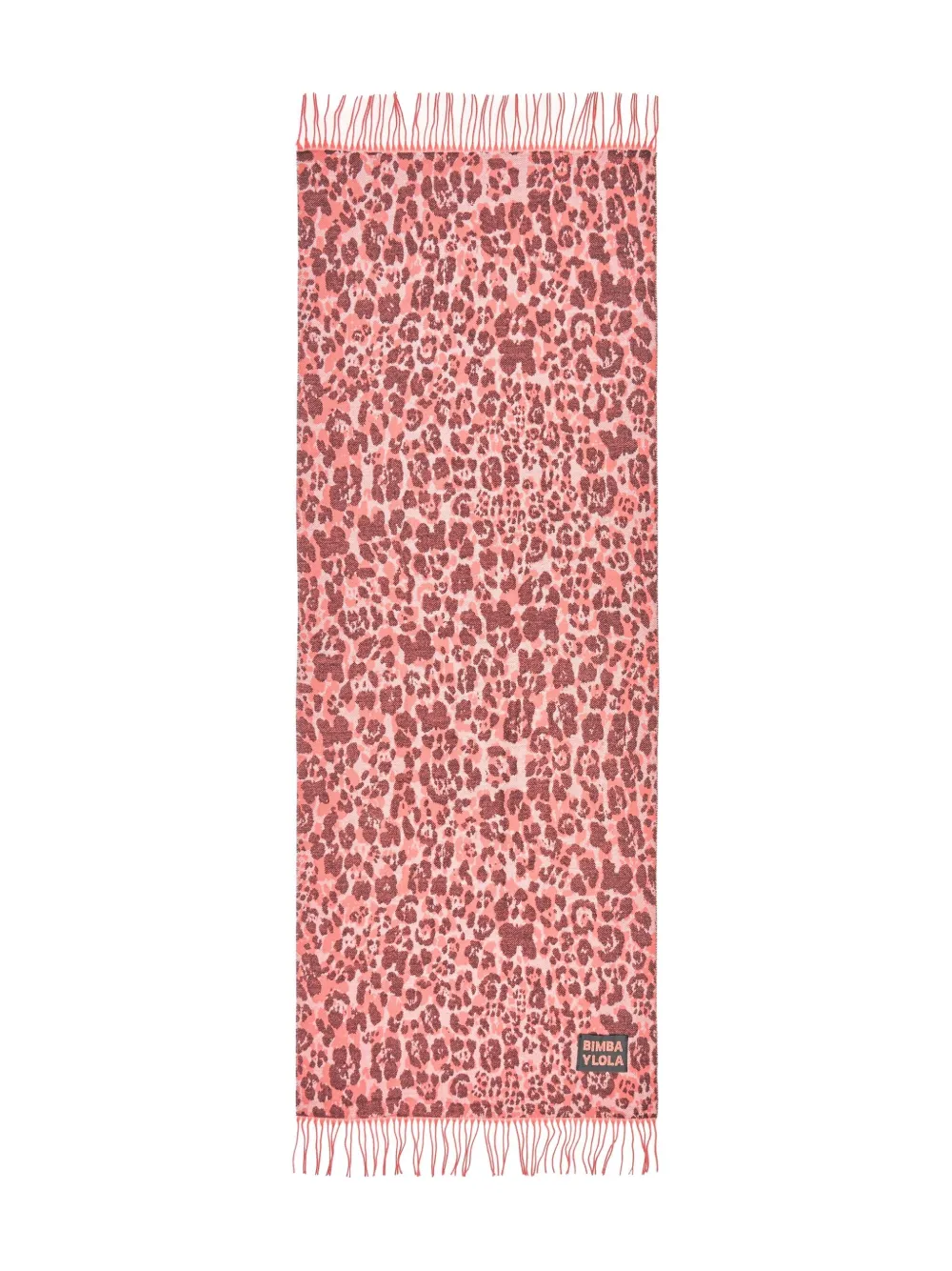 Шарф с анималистичным принтом и бахромой Bimba Y Lola, розовый
Шарф с анималистичным принтом и бахромой Bimba Y Lola, розовый