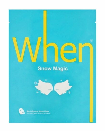 Тканевая маска для лица, 23 мл When, Snow Magic
Тканевая маска для лица, 23 мл When, Snow Magic