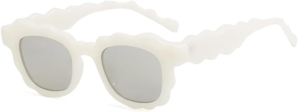 Модные солнцезащитные очки необычной расцветки для женщин, с защитой от УФ-излучения UV400, для мужчин, трендовые, для путешествий, уникальные, для вечеринок VVTWSSW, White Silver
Модные солнцезащитные очки необычной расцветки для женщин, с защитой от УФ-излучения UV400, для мужчин, трендовые, для путешествий, уникальные, для вечеринок VVTWSSW, White Silver