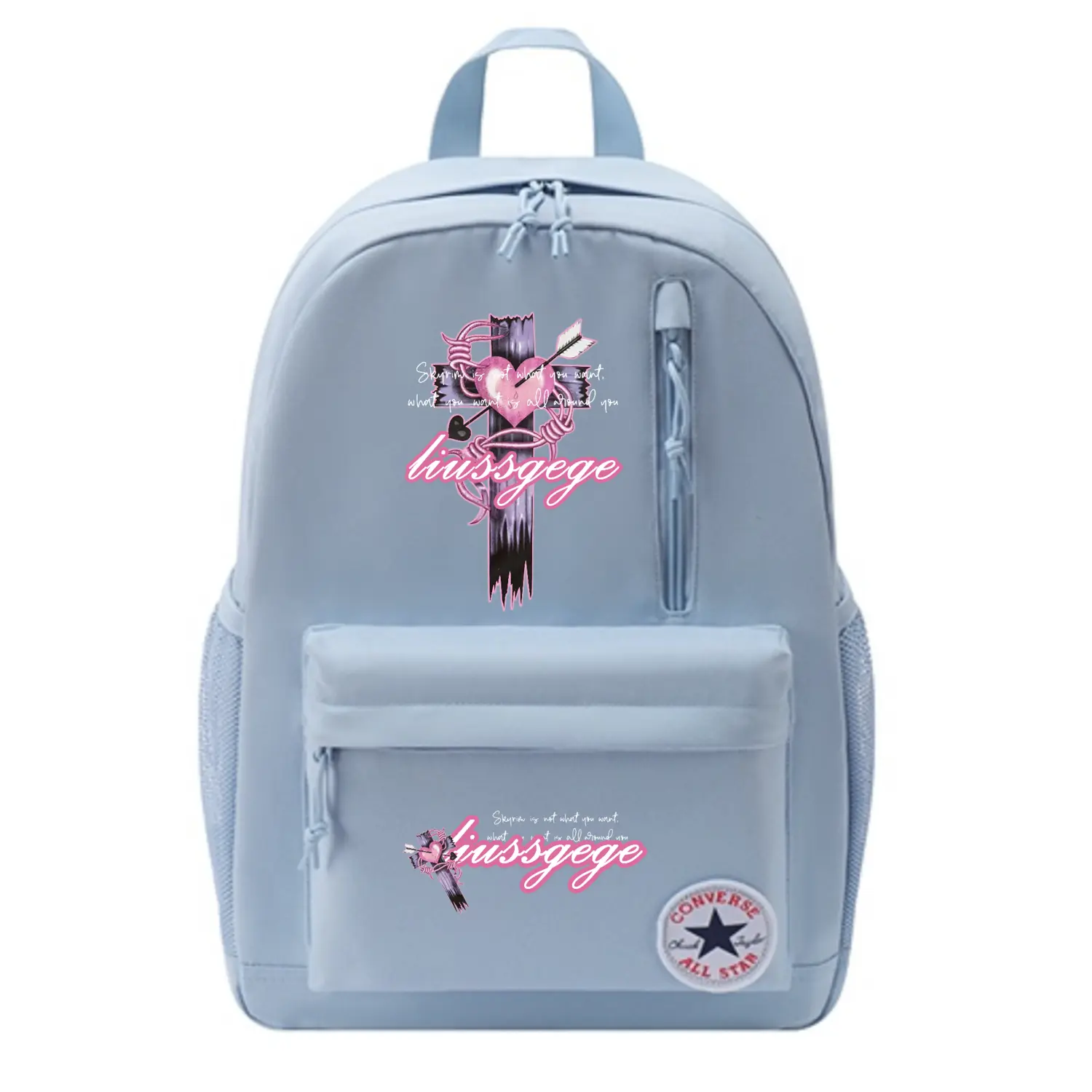 Converse Полиэстеровый рюкзак унисекс светло-дымчато-голубой, Cross
Converse Полиэстеровый рюкзак унисекс светло-дымчато-голубой, Cross