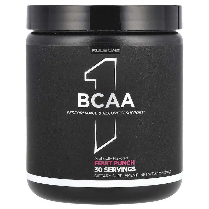 Rule One Proteins, BCAA, фруктовый пунш, 240 г (8,47 унции)
Rule One Proteins, BCAA, фруктовый пунш, 240 г (8,47 унции)