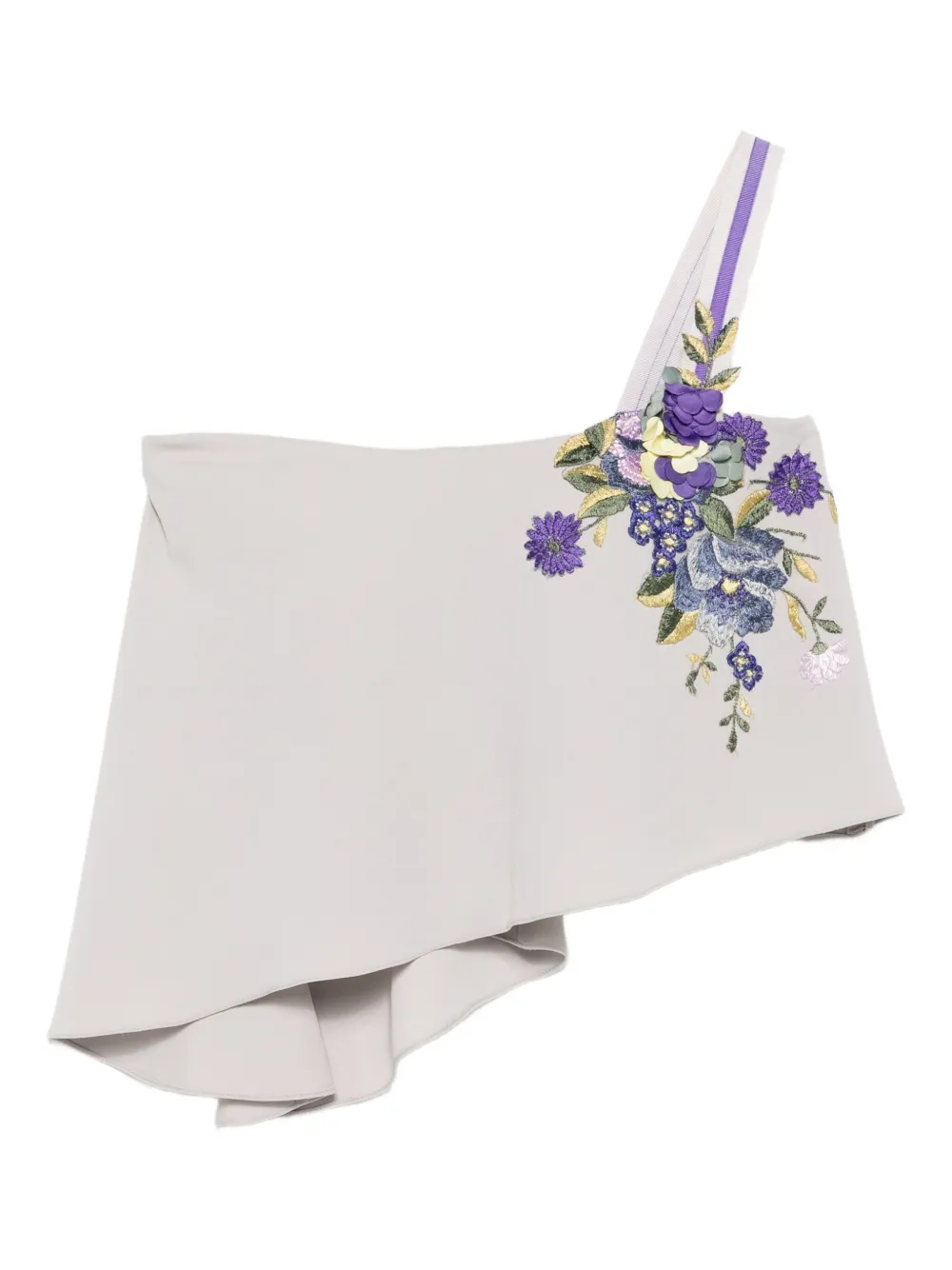 Топ на одно плечо с вышивкой Gemy Maalouf, серый
Топ на одно плечо с вышивкой Gemy Maalouf, серый