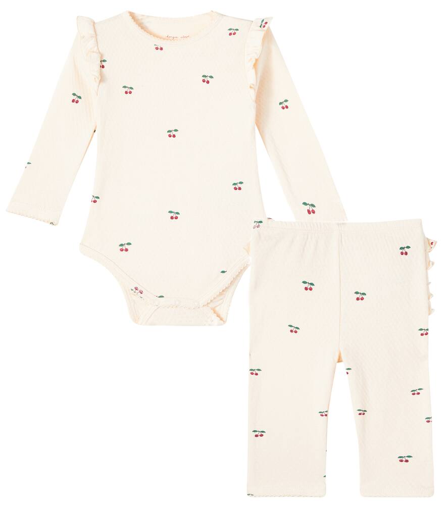 Комплект из байки с рюшами и штанишек для малыша Konges Sløjd, Cherry
Комплект из байки с рюшами и штанишек для малыша Konges Sløjd, Cherry