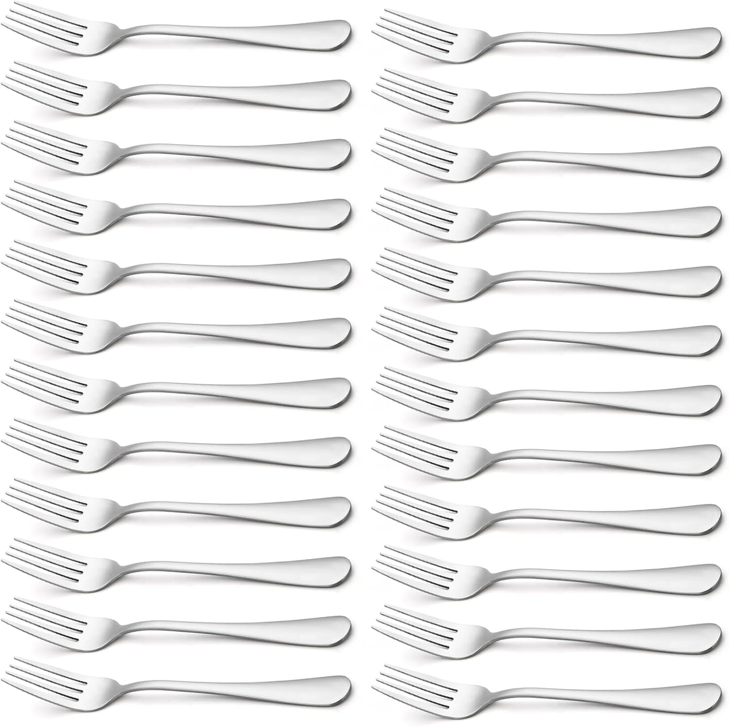 Столовые приборы Briout Forks, набор из 24 обеденных вилок, 8-дюймовые вилки из пищевой нержавеющей стали премиум-класса для домашней кухни, вечеринки, ресторана, можно мыть в посудомоечной машине с зеркальной полировкой, Silver
Столовые приборы Briout Forks, набор из 24 обеденных вилок, 8-дюймовые вилки из пищевой нержавеющей стали премиум-класса для домашней кухни, вечеринки, ресторана, можно мыть в посудомоечной машине с зеркальной полировкой, Silver