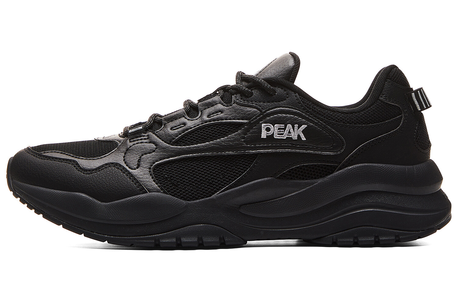 Кроссовки PEAK Lifestyle Shoes Men Low-top Black, черный 
Кроссовки PEAK Lifestyle Shoes Men Low-top Black, черный