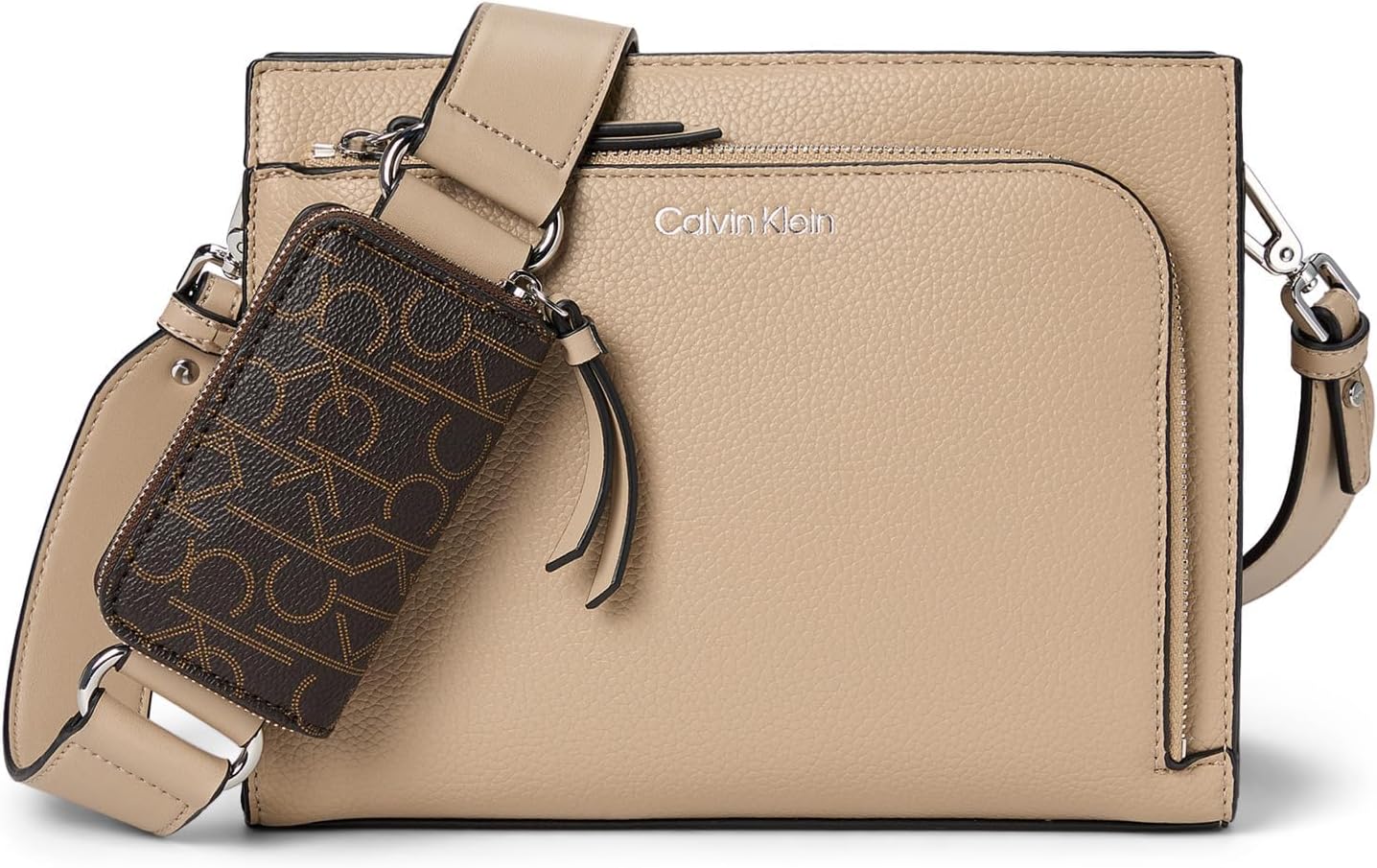 Сумка через плечо Calvin Klein Bay, Silver Mink/Brown/Khaki
Сумка через плечо Calvin Klein Bay, Silver Mink/Brown/Khaki