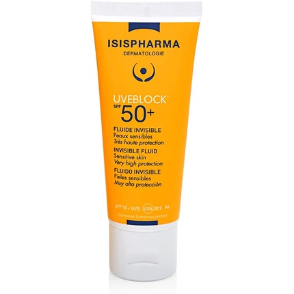 Uveblock SPF 50+ Невидимая жидкая солнцезащитная защита 40 мл Isispharma 
Uveblock SPF 50+ Невидимая жидкая солнцезащитная защита 40 мл Isispharma
