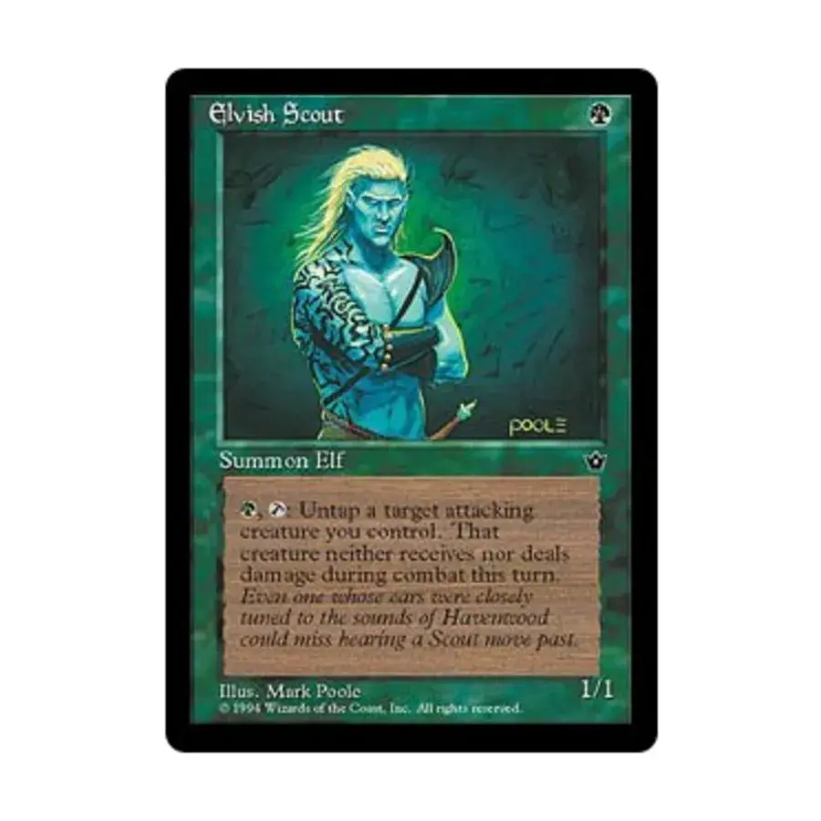 CCG Эльфийский разведчик - Вер. 2 (С3), MTG - Fallen Empires
CCG Эльфийский разведчик - Вер. 2 (С3), MTG - Fallen Empires