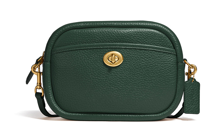 COACH Сумка для фотоаппарата из галечной кожи через плечо
COACH Сумка для фотоаппарата из галечной кожи через плечо