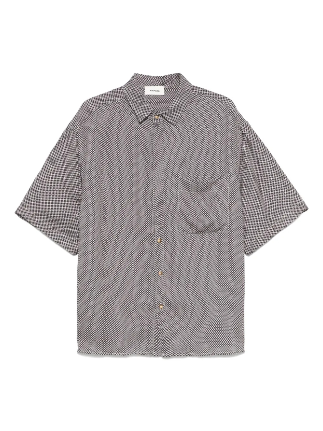 Рубашка с геометричным узором A Paper Kid, черный
Рубашка с геометричным узором A Paper Kid, черный