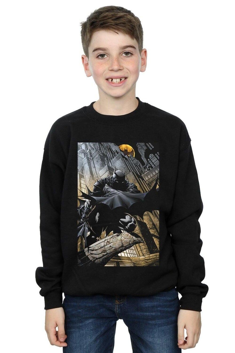 Толстовка «Бэтмен Ночь Готэм-сити» DC Comics, черный 
Толстовка «Бэтмен Ночь Готэм-сити» DC Comics, черный