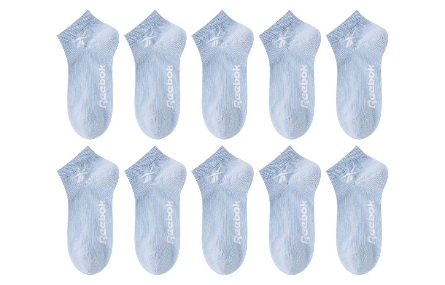 Унисекс носки до щиколотки 10 пар Reebok, синий
Унисекс носки до щиколотки 10 пар Reebok, синий