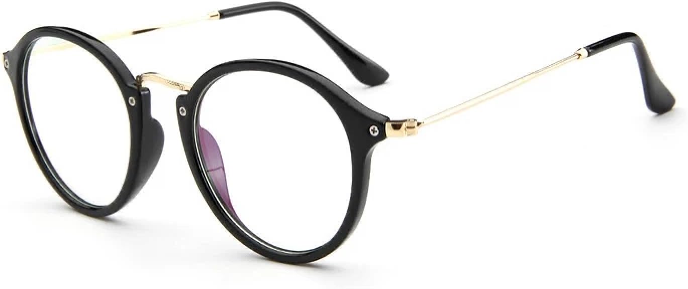 Солнцезащитные очки с защитой UV400 | Круглая металлическая оправа, прозрачные линзы | Для женщин и мужчин, для занятий спортом на открытом воздухе и вождения DSVIGF, Black Gold Clear
Солнцезащитные очки с защитой UV400 | Круглая металлическая оправа, прозрачные линзы | Для женщин и мужчин, для занятий спортом на открытом воздухе и вождения DSVIGF, Black Gold Clear