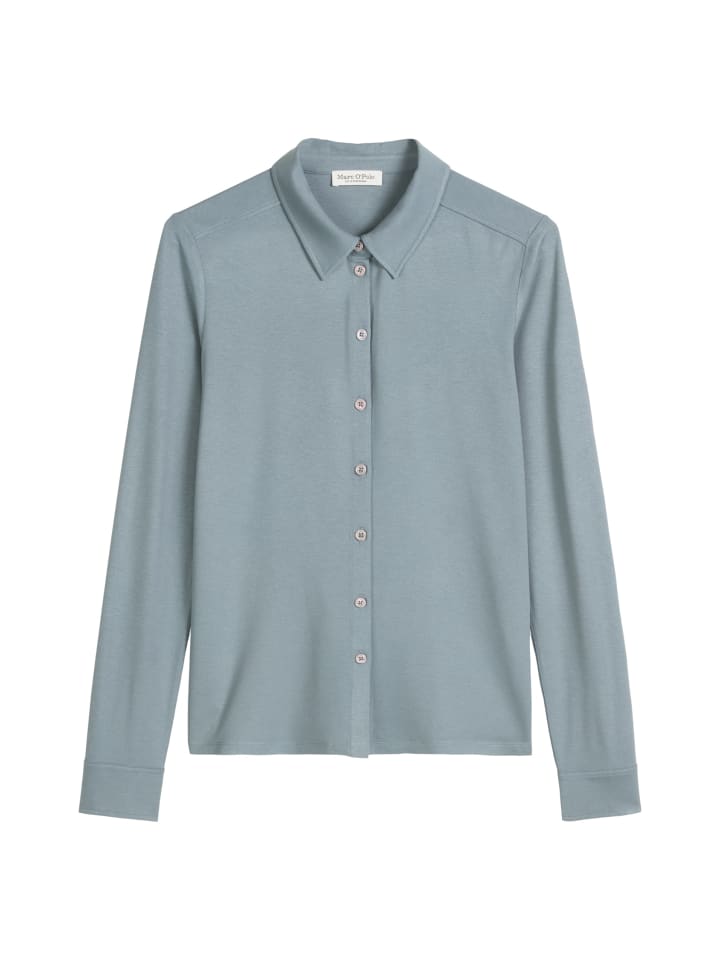 Обычная трикотажная блузка сланцево-синего цвета Marc O'Polo
Обычная трикотажная блузка сланцево-синего цвета Marc O'Polo