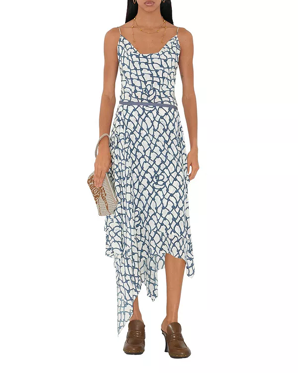 Шелковая юбка с узлом Burberry, синий
Шелковая юбка с узлом Burberry, синий