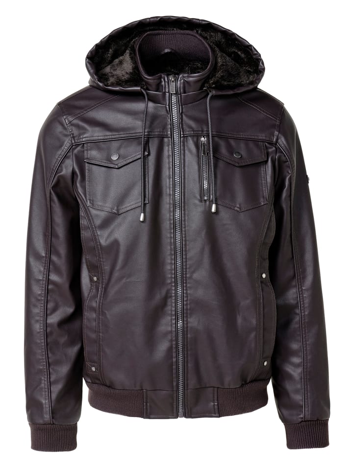 Куртка из искусственной кожи коричневого цвета KOROSHI
Куртка из искусственной кожи коричневого цвета KOROSHI