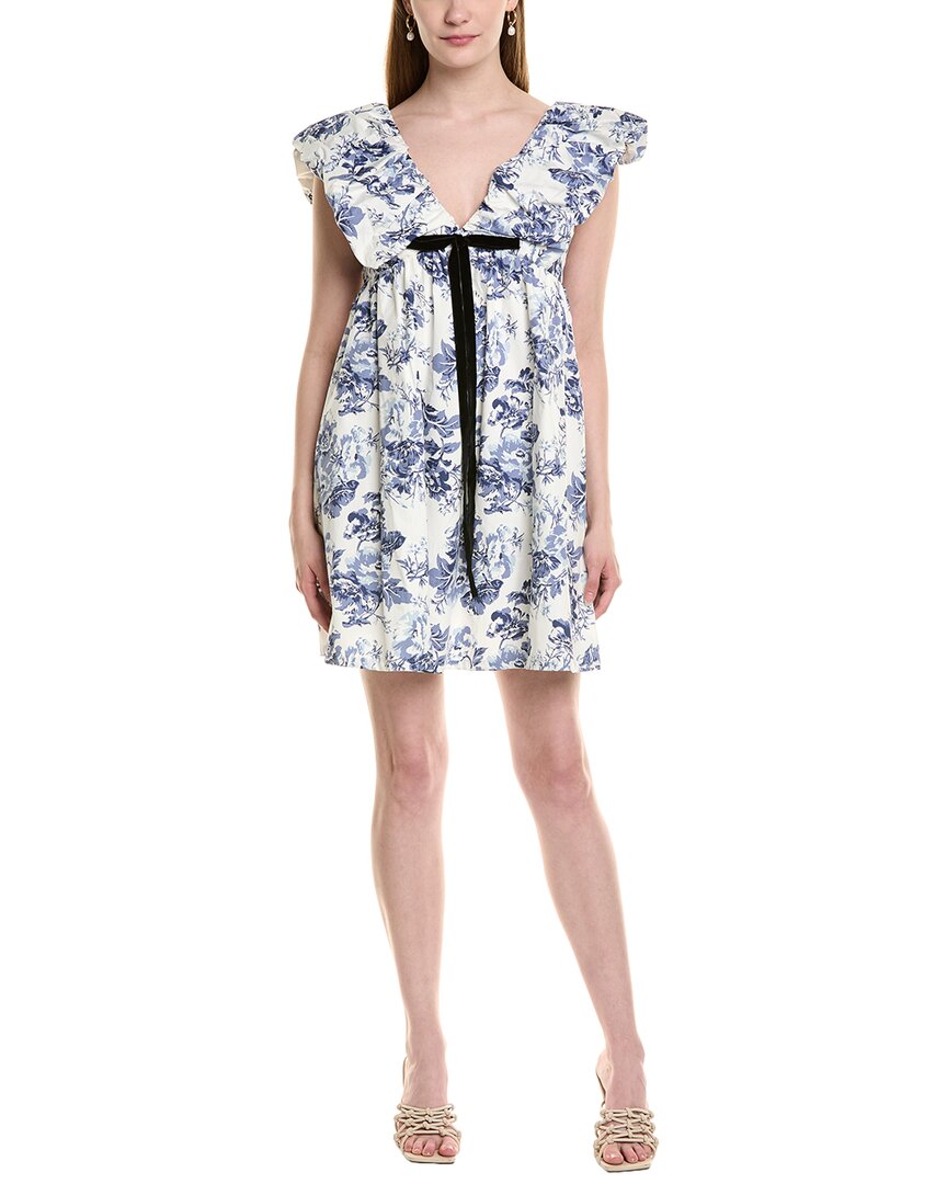 JL LUXE Платье мини с рукавами-пузырь, синий
JL LUXE Платье мини с рукавами-пузырь, синий