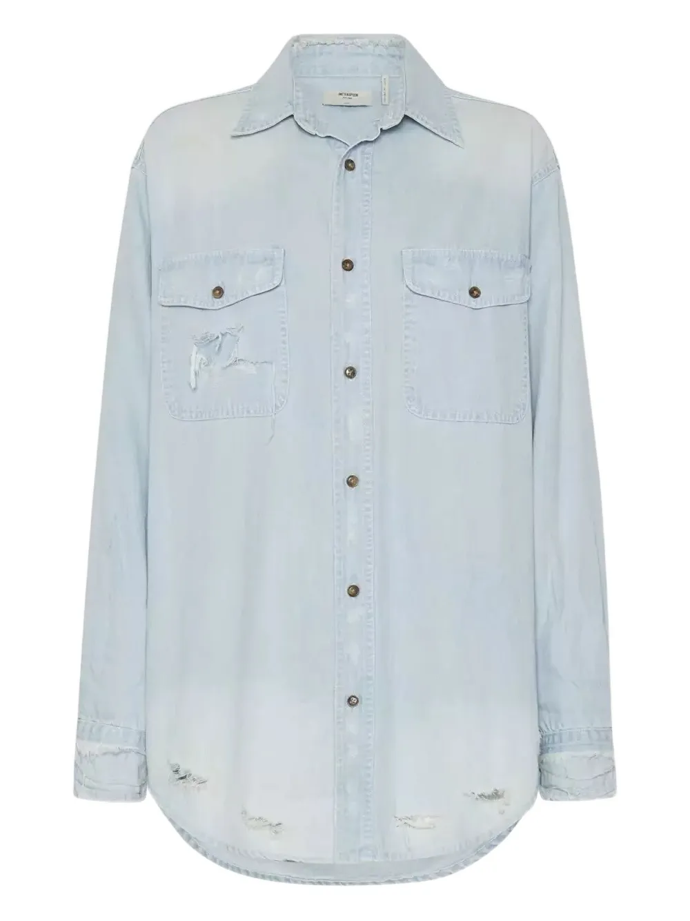 Рубашка из шамбре на пуговицах One Teaspoon, синий
Рубашка из шамбре на пуговицах One Teaspoon, синий