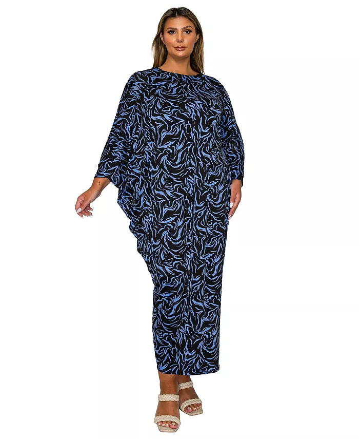 Женское асимметричное платье макси размера плюс от Jessica L I V D, синий
Женское асимметричное платье макси размера плюс от Jessica L I V D, синий