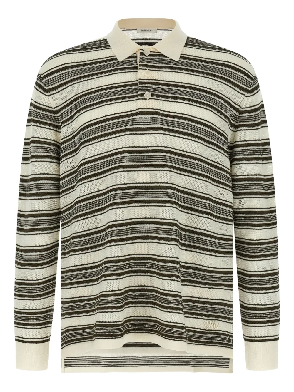 Полосатая рубашка-поло Сэмюэля Wales Bonner, нейтральный
Полосатая рубашка-поло Сэмюэля Wales Bonner, нейтральный