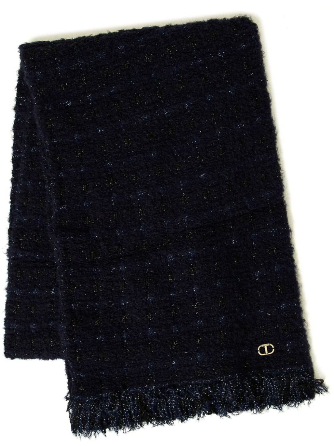 Шарф с люрексом TWINSET, синий
Шарф с люрексом TWINSET, синий