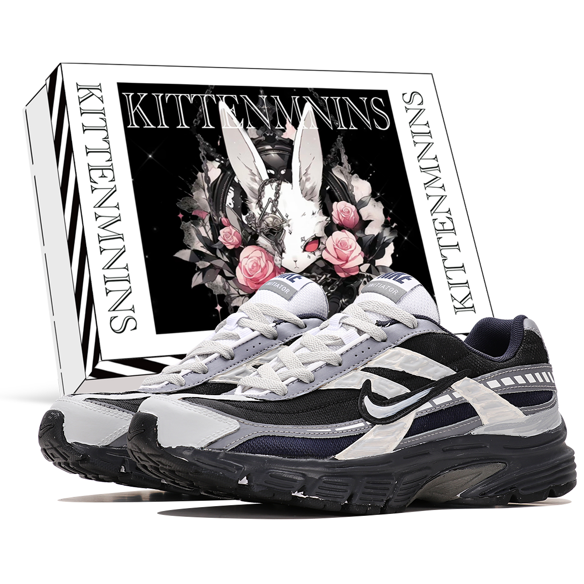 Nike Кроссовки для бега Initiator Cushioning Low Top мужские, черно-синие
Nike Кроссовки для бега Initiator Cushioning Low Top мужские, черно-синие