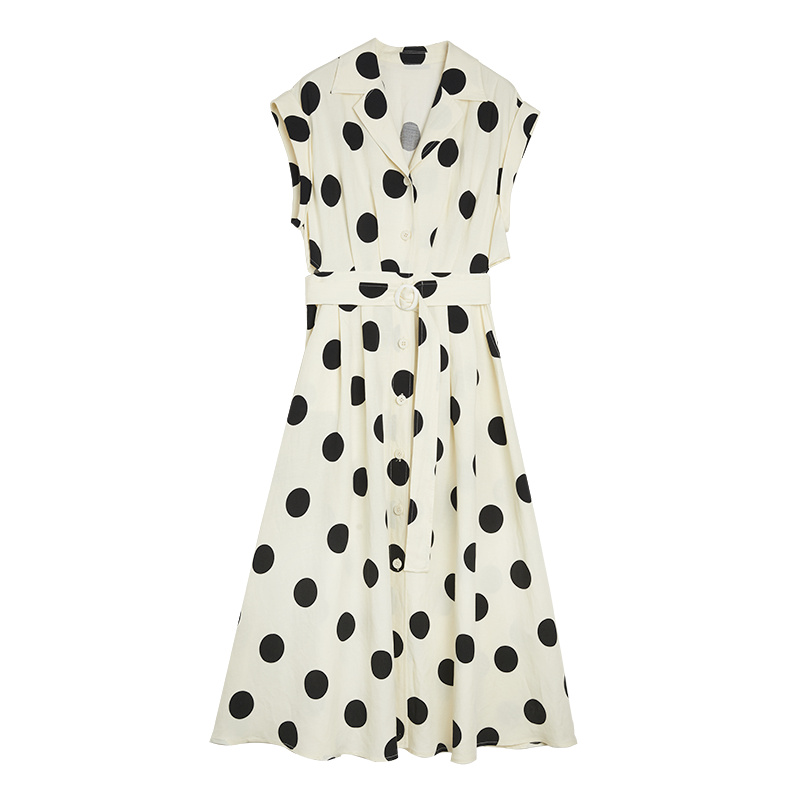 ELLE Платье женское короткий рукав в горошек
ELLE Платье женское короткий рукав в горошек