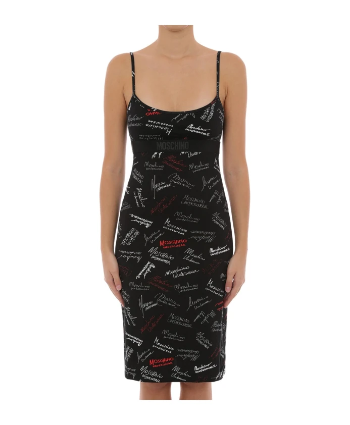 Черная хлопковая футболка с фирменным принтом Moschino, черный
Черная хлопковая футболка с фирменным принтом Moschino, черный