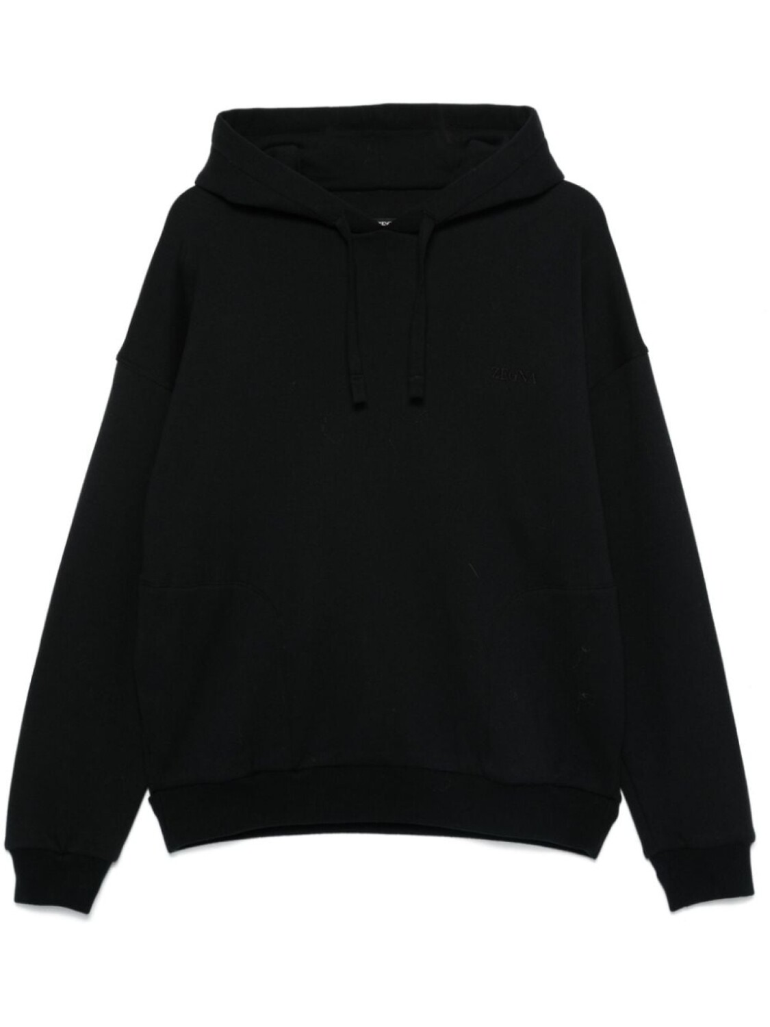 Толстовка с капюшоном и вышитым логотипом Zegna, черный
Толстовка с капюшоном и вышитым логотипом Zegna, черный