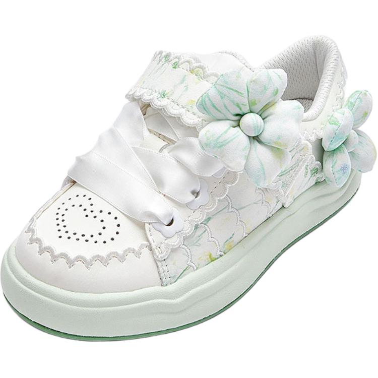 Противоскользящие амортизирующие низкие детские кроссовки для скейтбординга для подростков BALABALA, белый/зеленый
Противоскользящие амортизирующие низкие детские кроссовки для скейтбординга для подростков BALABALA, белый/зеленый