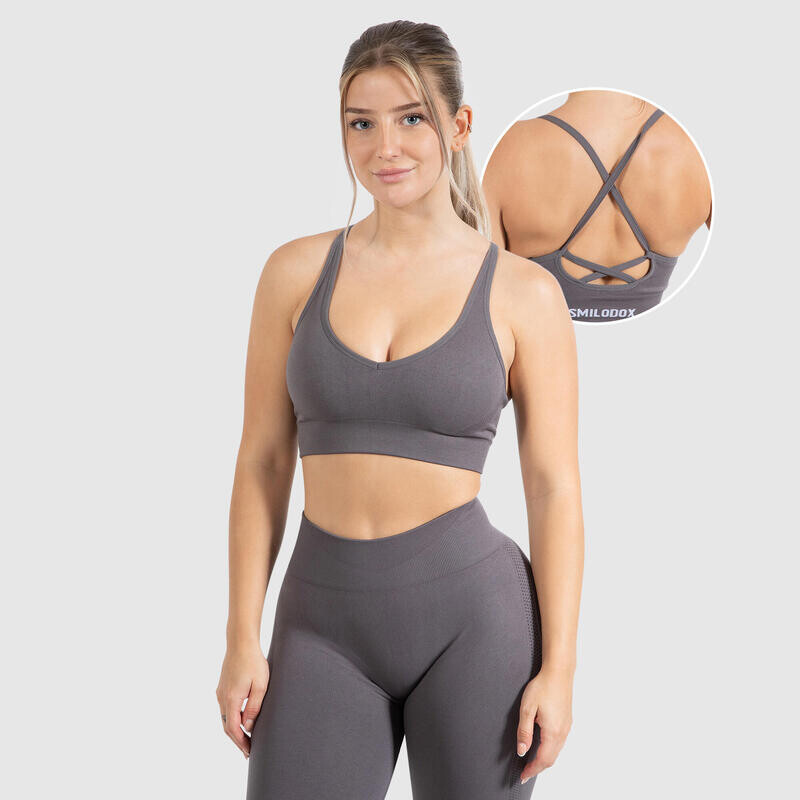 Спортивный бюстгальтер Smilodox, угольно-серый
Спортивный бюстгальтер Smilodox, угольно-серый