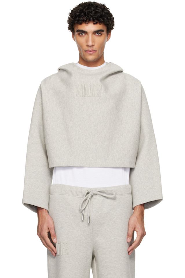 Jean Paul Gaultier Серая толстовка с капюшоном "The Embossed Gaultier"
Jean Paul Gaultier Серая толстовка с капюшоном "The Embossed Gaultier"